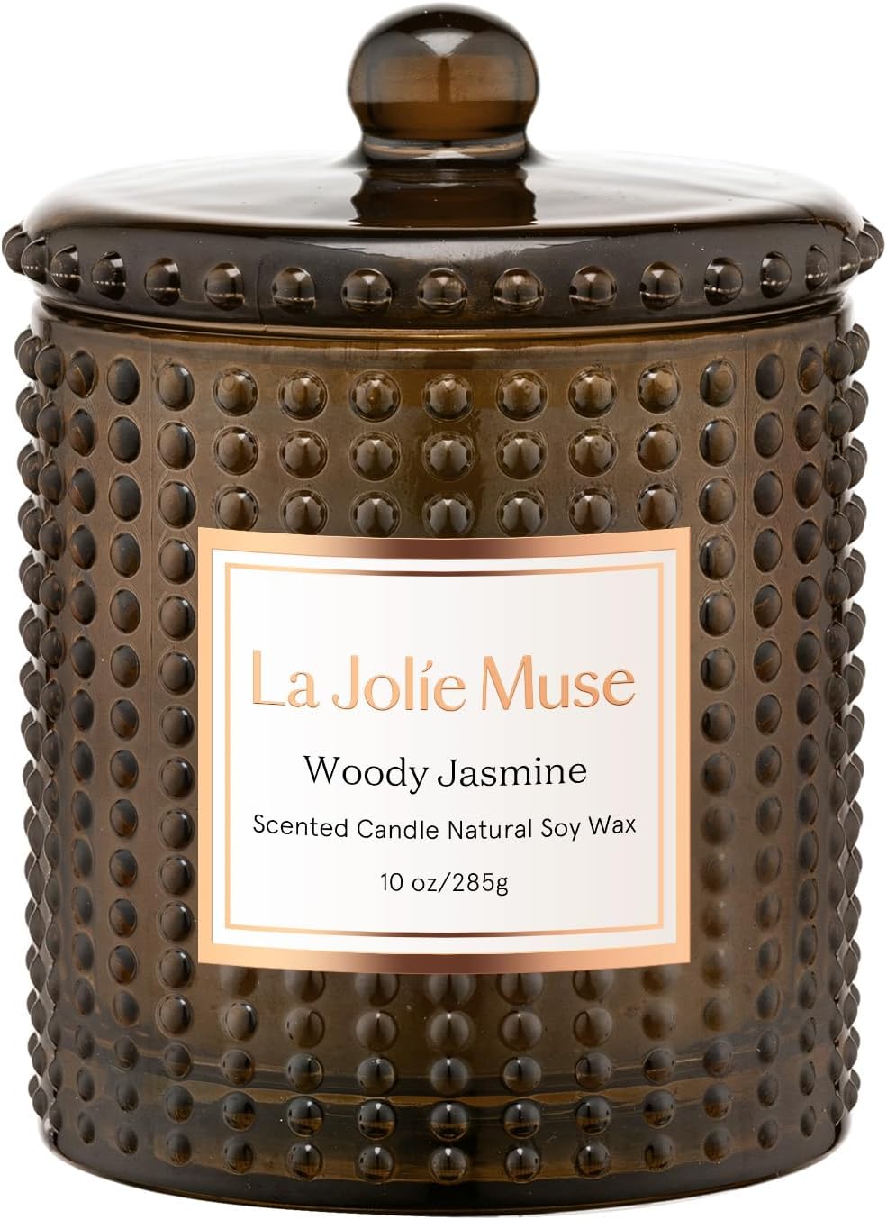 LA JOLIE MUSE Christmas Candle | Ruby Berry Bliss | Mandarin Cranberry &amp; Plum | 10 oz Festive Candle | 55 Hours Clean Burn | Gift for Women &amp; Family - Homesidy.com