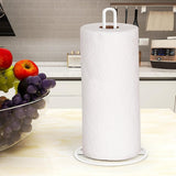 Paper Towel Holder Countertop, OBODING, Kitchen Paper Towel Stand Holder for Kitchen Organization and Storage, Paper Towel Holders for Standard and Large Size Rolls (Black) - Homesidy.com