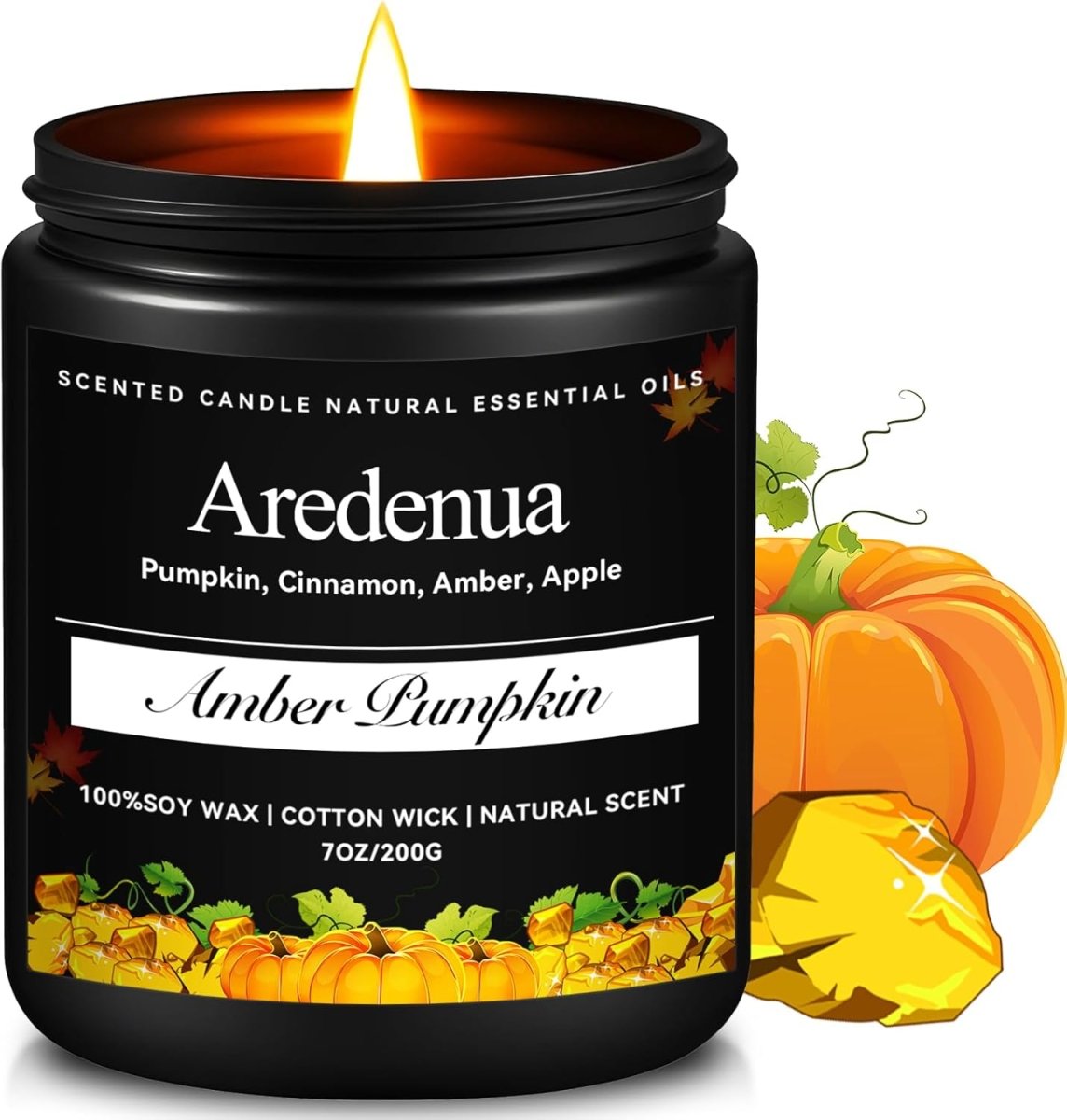 Christmas Candles - Christmas Spice Candle | 7 oz Soy Candles with Warm Cinnamon, Clove &amp; Nutmeg Aroma | Holiday Scented Candle, Cozy Winter Candle Gift for Men &amp; Women - Homesidy.com