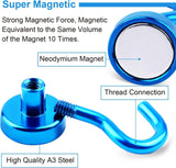 DIYMAG Magnetic Hooks, 30lbs Magnet Hook 2025 Cruise Cabin Ship Essentials Heavy Duty Strong Magnets Refrigerator Fridge Hanging for Classroom Beach Vacation Kitchen Grills Home 20 Pack (Silver) - Homesidy.com