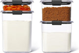 Rubbermaid Brilliance Pantry Airtight Food Storage Container, BPA - Free 7.8 Cup, Ideal for Brown Sugar - Efficient, Leak - Proof and Dishwasher - safe - Homesidy.com