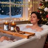 Christmas Candles Set, 4 Pack Xmas Scented Candles for Women, Winter Soy Candle for Home Scented Holiday Candle Gift Set, Christmas Gifts for Women Men Best Friends - Christmas Tree/Spice/Eve/Cookie - Homesidy.com