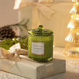 LA JOLIE MUSE Christmas Candle | Ruby Berry Bliss | Mandarin Cranberry &amp; Plum | 10 oz Festive Candle | 55 Hours Clean Burn | Gift for Women &amp; Family - Homesidy.com