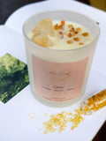 ava concept - Soy Candles with Crystals - Aromatherapy Scented Candle for Women - Lavender Vanilla Gift Set - Small Wax Melts - 3 Pack 3.5oz - Homesidy.com