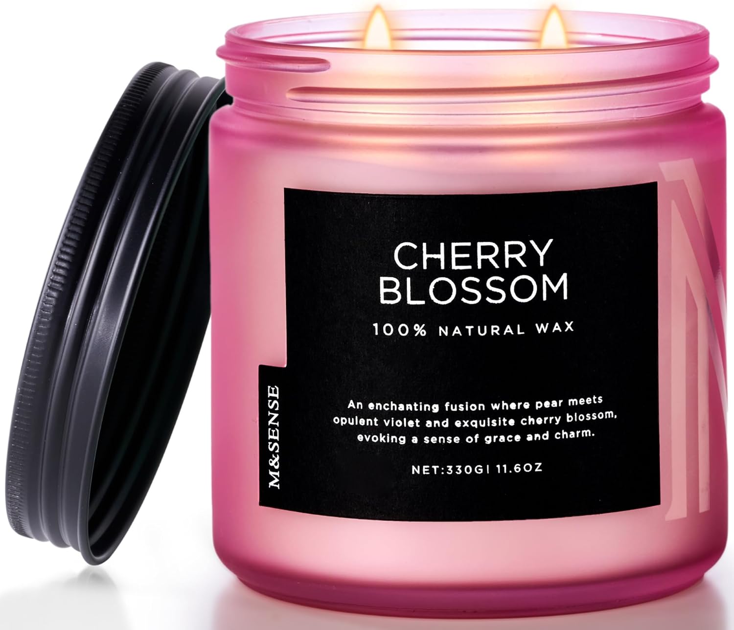 M&amp;SENSE Eucalyptus &amp; Mint Soy Candles for Home Scented, 11.6oz 70 Hour Burn Aromatherapy Candle Gift for Stress Relief, Meditation, Yoga, Relaxing SPA, Reusable Jar for Men and Women - Homesidy.com