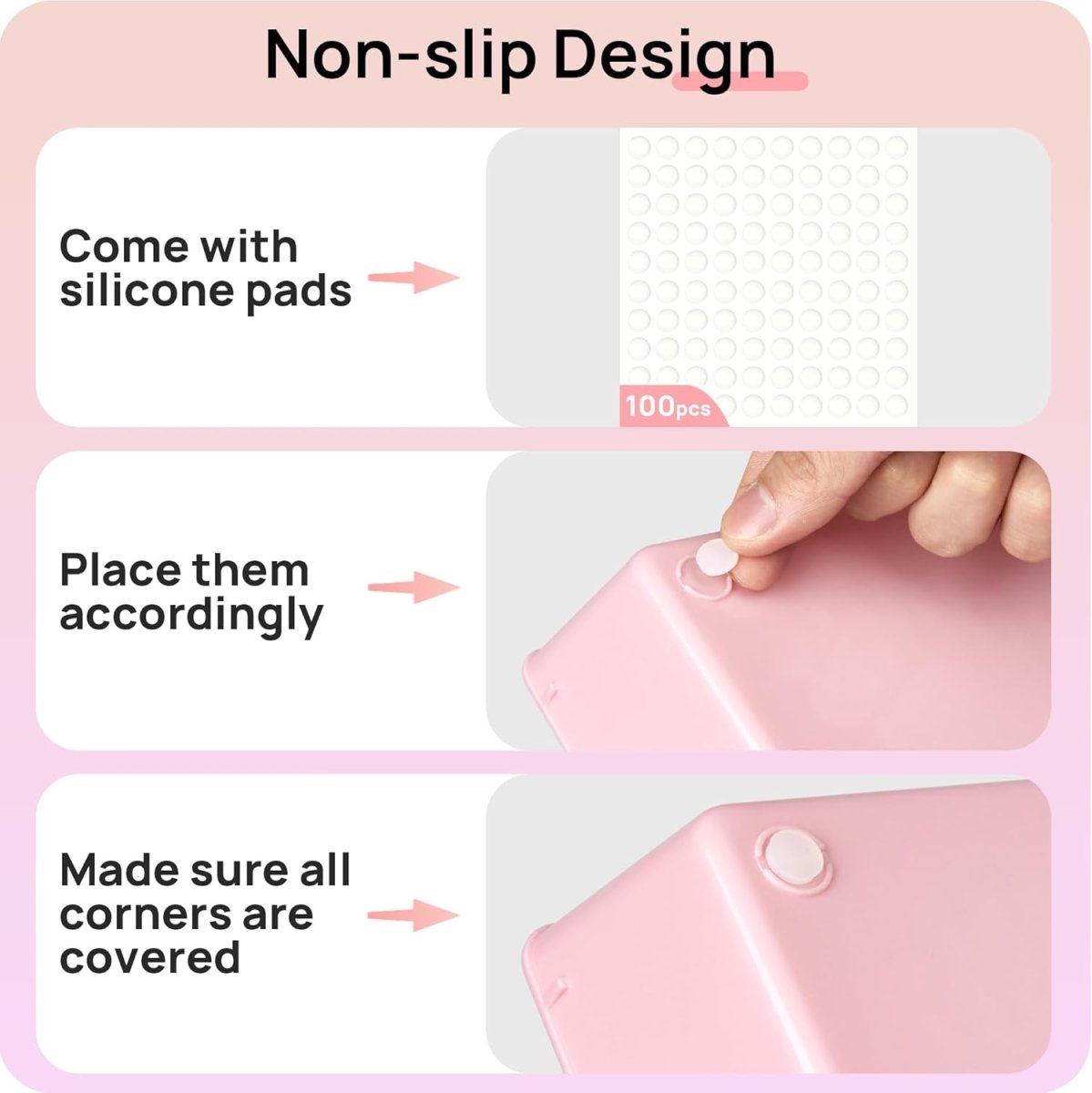Vtopmart 25 PCS Clear Plastic Drawer Organizers Set, 4 - Size Versatile Bathroom and Vanity Drawer Organizer Trays, Storage Bins for Makeup, Bedroom, Kitchen Gadgets Utensils and Office - Homesidy.com