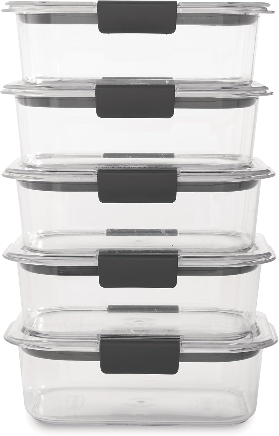 Rubbermaid Brilliance BPA - Free Airtight Food Storage Containers, 24 - Piece Set, Easy for Meal Prep, Lunch &amp; Leftovers - Homesidy.com