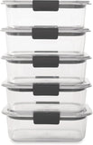 Rubbermaid Brilliance BPA - Free Airtight Food Storage Containers, 24 - Piece Set, Easy for Meal Prep, Lunch &amp; Leftovers - Homesidy.com