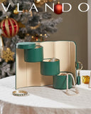 Vlando Travel Jewelry Case for Women, Travel Essential, Travel Must Haves Jewelry Travel Organizer for Girls, Christmas Gifts for Travelers Couples Mom Friends - Black - Homesidy.com