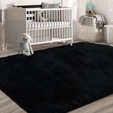 Shag Area Rugs for Bedroom Living Room,4X6 Ultra Soft Fluffy Area Rugs for Dorm, Indoor Carpet Nursery Rugs for Kids Girls Room Home Decor,Pink - Homesidy.com