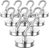 DIYMAG Magnetic Hooks, 30lbs Magnet Hook 2025 Cruise Cabin Ship Essentials Heavy Duty Strong Magnets Refrigerator Fridge Hanging for Classroom Beach Vacation Kitchen Grills Home 20 Pack (Silver) - Homesidy.com