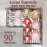 Youvip Shower Caddy Corner with Soap Holder, No Drilling Shower Shelves - Rustproof, Adhesive Shower Organizer Corner for Dorm. Black, 4 - Pack - Homesidy.com