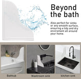 Spidfee Shower Splash Guard Kit, Large Splash Guards for Bathtub Waterproof Self - Adhesive Shower Corner Guards to Keep Water in Shower or Bath, Pack of 2 (9.25 x 9.25 inches) - Homesidy.com