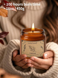 Candles for Home Scented, 16oz Large Soy Wax Lavender Scented Candle, 100 Hour Burn Time, Aromatherapy Candle, Ideal for Christmas, Anniversary, Birthday Gift - Homesidy.com