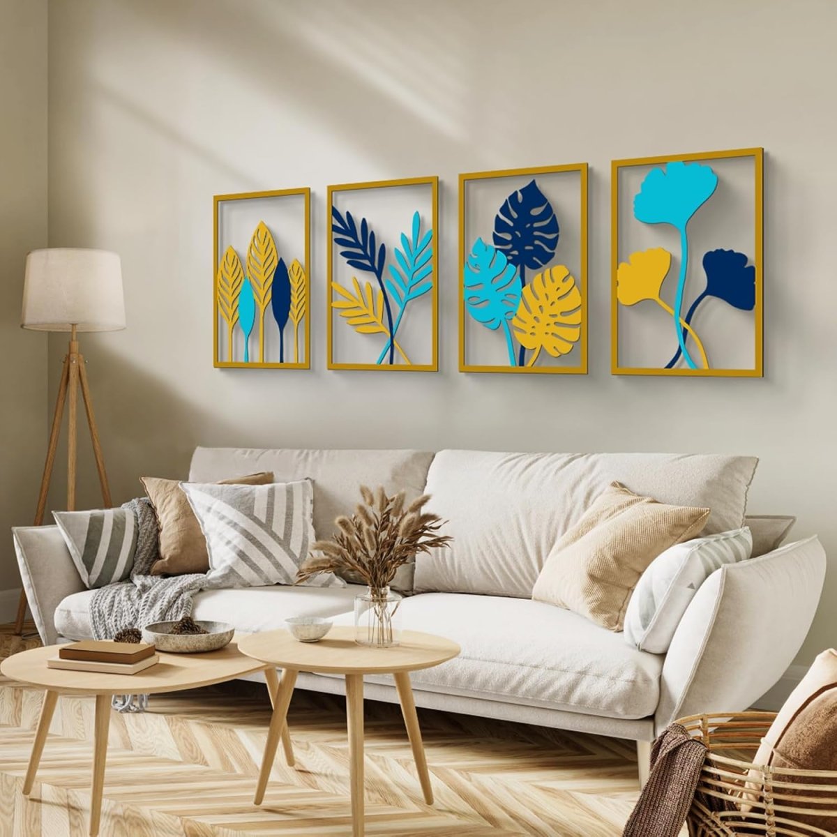 Glamativity 4 Pack Gold Wall Art Decor, Minimalist Single Line Real Metal Wall Art, Womans Body Shape Abstract Wall Art (Gold Classic Style, 17 x 11.8) - Homesidy.com
