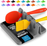 Zulay Kitchen Spoon Rest for Multiple Utensils High Heat - Resistant Silicone Drip Pad, BPA - Free Spoon Holder for Stove Top, Kitchen Gadget Holder for Ladles, Tongs, Cooking Spatula - Makes Great Gift - Homesidy.com