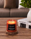 M&amp;SENSE Ode to Winter Soy Candles Strong Scented, 2 Wick Jar Candle 19.4oz 110 Hour Long Lasting, Lavender Sandalwood Organic Natural Aromatherapy Candle Gifts Bedroom Bathroom Home Decor - Homesidy.com