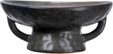 Creative Co - Op Stoneware Bowl w Reactive Glaze, White - Homesidy.com