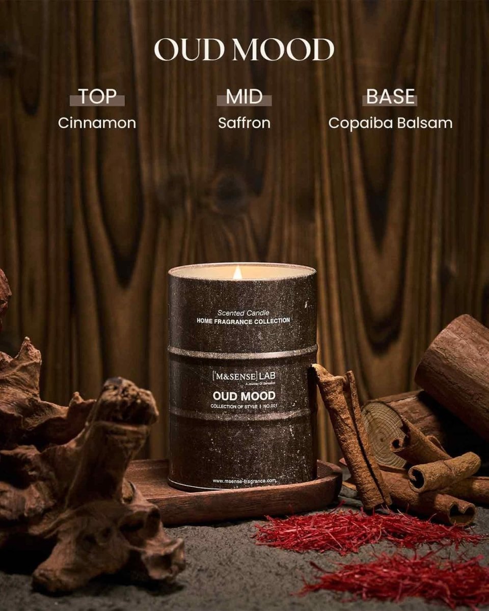 M&amp;SENSE Scented Candle, Tobacco Vanilla Medium Jar Candle Gifts for Men, 70 Hours Slow Burning Natural Soy Candles 11.3oz, Stress Relief Aromatherapy Candles Home Decor, Valentines Day Gifts for Him - Homesidy.com