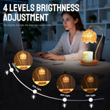 GEEZO Fragrance Candle Warmer Lamp，Electric Candle Warmer with Timer &amp; Dimmer，Mom Christmas Birthday Gifts for Women, House Warming Gifts New Home Bedroom Decor - Homesidy.com