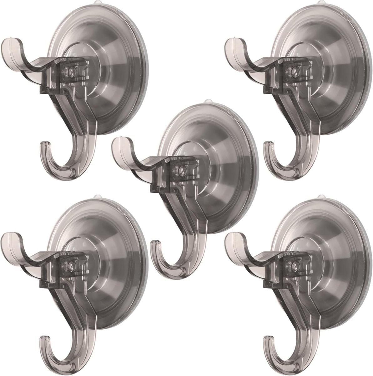 Antimbee 3 Pack Suction Cup Hooks, Clear Suction Cup Hanger, Removable Small Suction Cups for Shower, Bathroom, Glass, Door, Windows, Kitchen - Max Hanging up to 11 lbs on Smooth Surface - Homesidy.com