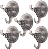Antimbee 3 Pack Suction Cup Hooks, Clear Suction Cup Hanger, Removable Small Suction Cups for Shower, Bathroom, Glass, Door, Windows, Kitchen - Max Hanging up to 11 lbs on Smooth Surface - Homesidy.com
