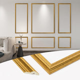 Art3d Pre - Cut Wall Molding Set of 6 pcs, Ready - to - Assemble Wainscoting Panels for Interior Wall Décor Living Room Bedroom Accent Wall - Installed with Glue, 3 Top 3 Bottom - Homesidy.com