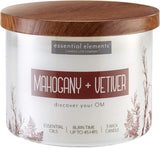 Candle - lite Essential Elements Scented Candles, Eucalyptus &amp; Mint Leaf, 14.75 oz Jar, Proudly Poured in The USA, Aromatherapy, 3 - Wick with 45 Hours Burn Time, Perfect for Creating a Relaxing Ambiance - Homesidy.com