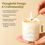 ava concept - Soy Candles with Crystals - Aromatherapy Scented Candle for Women - Lavender Vanilla Gift Set - Small Wax Melts - 3 Pack 3.5oz - Homesidy.com