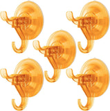 Antimbee 3 Pack Suction Cup Hooks, Clear Suction Cup Hanger, Removable Small Suction Cups for Shower, Bathroom, Glass, Door, Windows, Kitchen - Max Hanging up to 11 lbs on Smooth Surface - Homesidy.com