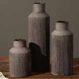 Rustic Vases for Home Decor. Ceramic Vase for Dining Table Decor. Terracotta Decorative Vase 6.1IN. ZSHLXM - Homesidy.com