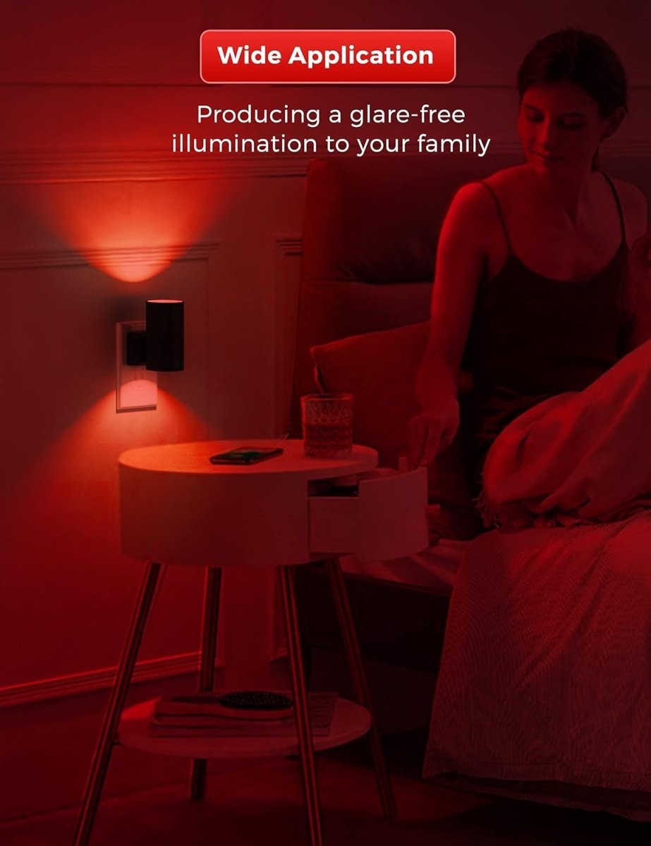 L LOHAS LED Night Light Plug in, Modern Night Lights Plug into Wall, Dusk to Dawn Sensor, Soft White 3000K, 0 - 100LM Adjustable Brightness, Dimmable Night Lights for Hallway Bedroom Stairway, 2 Pack - Homesidy.com