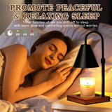 Modern Candle Warmer Lamp with Timer, Dimmable Candle Lamp Warmer, Men Women Christmas Birthday Gifts, Black Candle Warmer, Adjustable Candle Light Warmer, Cozy Living Room Bedroom Home Decor - Homesidy.com