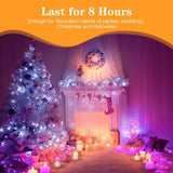 KOABY 25/50/100 Pack Flameless Votive Candles, Last 8H , Warm Yellow Light, No Timer or Flickering - Homesidy.com
