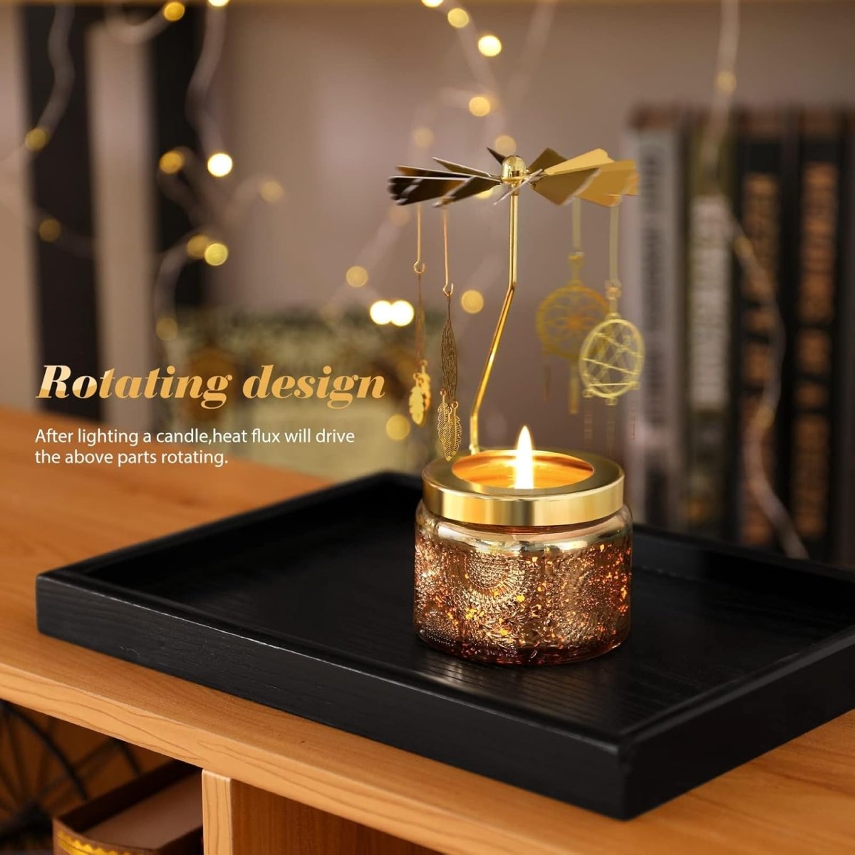 Christmas Gifts for Women, Unique Birthday Gifts for Women, Lavender Butterfly Rotating Scented Candles for Home Fragrance, Mom Birthday Gift from Daughter Son, Xmas Candle Gift for Sister Grandma - Homesidy.com