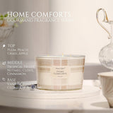 HomeLights Scented Candles for Women &amp; Men, 18oz Candle Jars Aromatherapy 4 - Wick Candle, Ideal for Rustic Modern Home Decor and Gifts, Blueberry Cheesecake - Homesidy.com