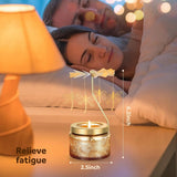 Christmas Gifts for Women, Unique Birthday Gifts for Women, Lavender Butterfly Rotating Scented Candles for Home Fragrance, Mom Birthday Gift from Daughter Son, Xmas Candle Gift for Sister Grandma - Homesidy.com