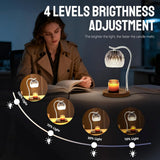 GEEZO Fragrance Candle Warmer Lamp，Electric Candle Warmer with Timer &amp; Dimmer，Mom Christmas Birthday Gifts for Women, House Warming Gifts New Home Bedroom Decor - Homesidy.com