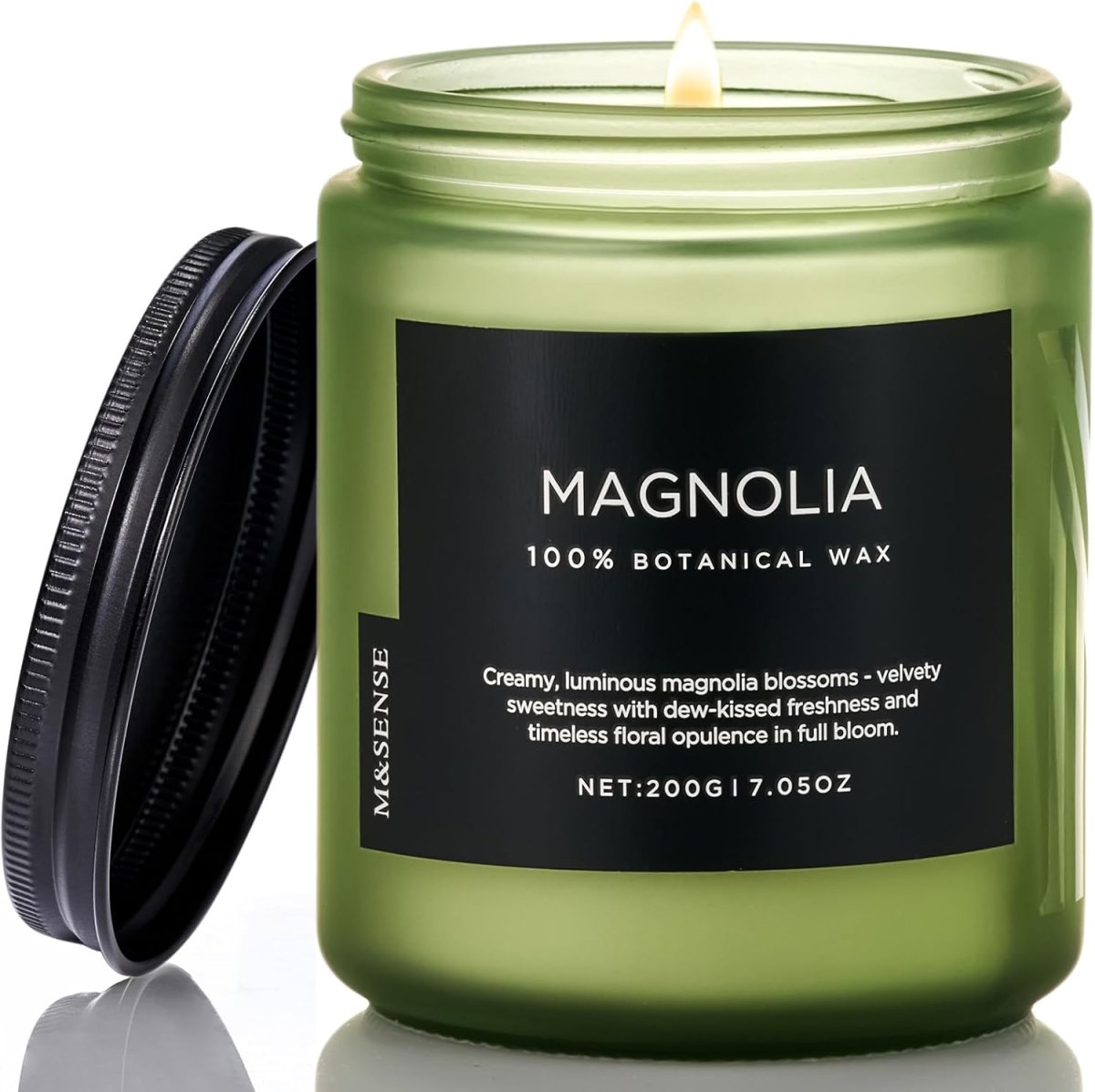 M&amp;SENSE Eucalyptus &amp; Mint Soy Candles for Home Scented, 11.6oz 70 Hour Burn Aromatherapy Candle Gift for Stress Relief, Meditation, Yoga, Relaxing SPA, Reusable Jar for Men and Women - Homesidy.com