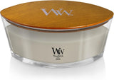 WoodWick Marine Amber Holiday Candle Gifts for Women and Men, 9.7 oz Precious Metals Collection with Crackling Wick - Homesidy.com