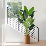 Artificial Bird of Paradise Plant 7Ft Fake Tropical Palm Tree with 17Trunks Faux Banana Leaf Trees in Pot for Home Indoor Outdoor Office Modern Decor Housewarming - Homesidy.com