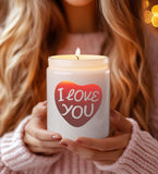 Merry Christmas Candles with Warmer LED, Christmas Decor Gifts Winter Candle with Pine Wood Spice Scents, Cypress Candle Over 40 Hours Burn Time, Home Decorations Indoor, 100% Soy Wax,White - Homesidy.com