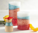 dgudgu Match Cloche Decorative Matches Jar with Match Striker Set of 2 Mini Pottery Match Holder with Striker - Homesidy.com