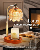 Modern Candle Warmer Lamp with Timer, Dimmable Candle Lamp Warmer, Men Women Christmas Birthday Gifts, Black Candle Warmer, Adjustable Candle Light Warmer, Cozy Living Room Bedroom Home Decor - Homesidy.com