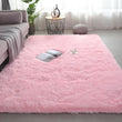 Shag Area Rugs for Bedroom Living Room,4X6 Ultra Soft Fluffy Area Rugs for Dorm, Indoor Carpet Nursery Rugs for Kids Girls Room Home Decor,Pink - Homesidy.com