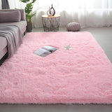 Shag Area Rugs for Bedroom Living Room,4X6 Ultra Soft Fluffy Area Rugs for Dorm, Indoor Carpet Nursery Rugs for Kids Girls Room Home Decor,Pink - Homesidy.com