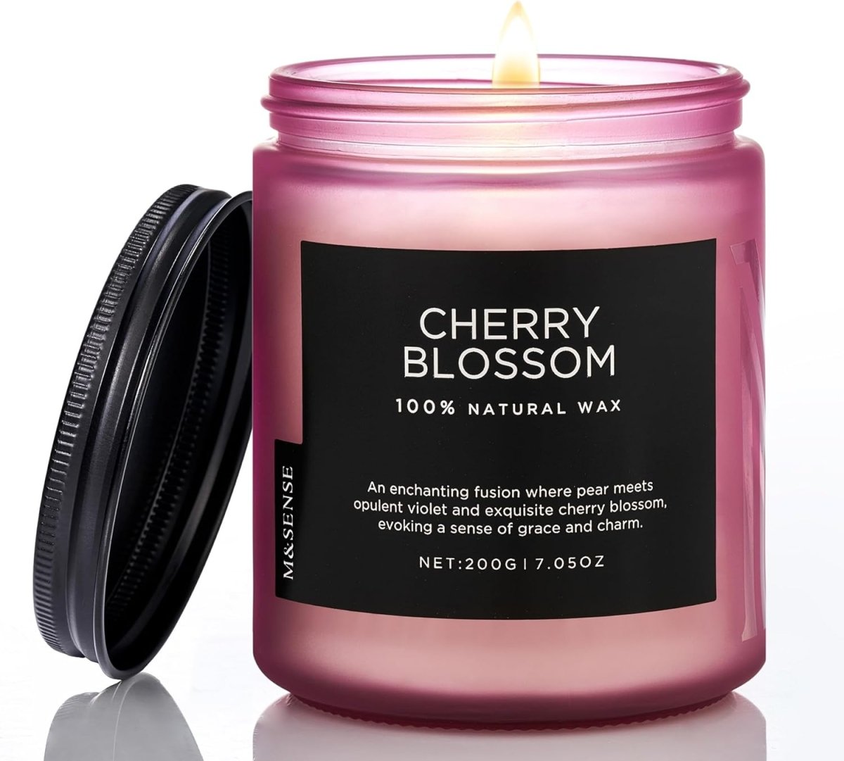 M&amp;SENSE Eucalyptus &amp; Mint Soy Candles for Home Scented, 11.6oz 70 Hour Burn Aromatherapy Candle Gift for Stress Relief, Meditation, Yoga, Relaxing SPA, Reusable Jar for Men and Women - Homesidy.com