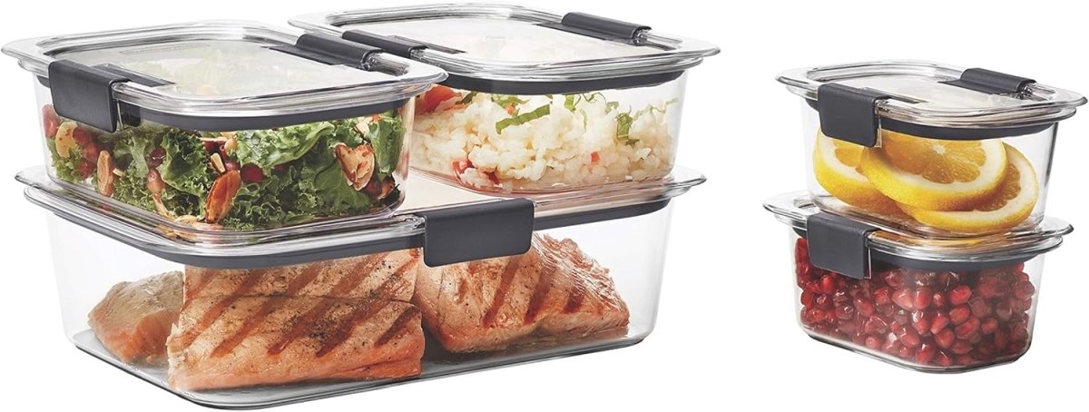 Rubbermaid Brilliance BPA - Free Airtight Food Storage Containers, 24 - Piece Set, Easy for Meal Prep, Lunch &amp; Leftovers - Homesidy.com