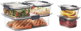 Rubbermaid Brilliance BPA - Free Airtight Food Storage Containers, 24 - Piece Set, Easy for Meal Prep, Lunch &amp; Leftovers - Homesidy.com