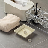 Mecaikru Ceramic Trinket Dish, Ring Tray, Decorative Jewelry Dish for Earrings Necklaces Watch Keys, for Women, White Green - Homesidy.com